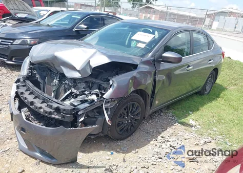 2019 Nissan Sentra S z USA, uszkodzony, nr VIN 3N1AB7APXKY214668